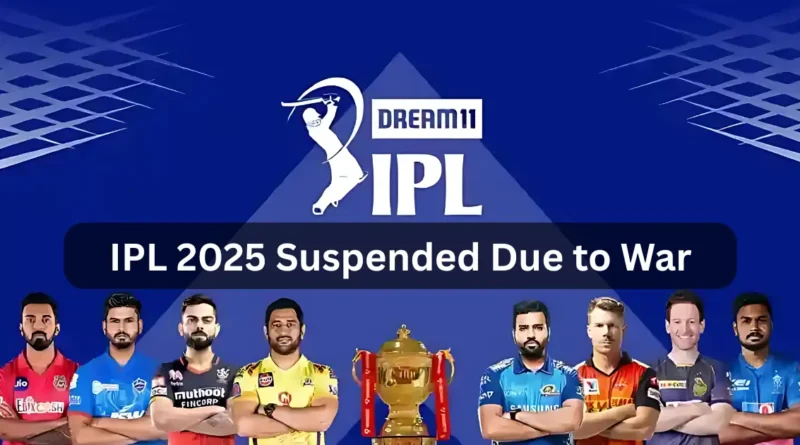 IPL match suspended due to war